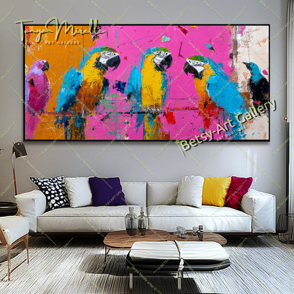 {{ product.title }} canvas artwork by Tanya Mirelle – modern wall decor – original artwork for home, living room, office, or gallery