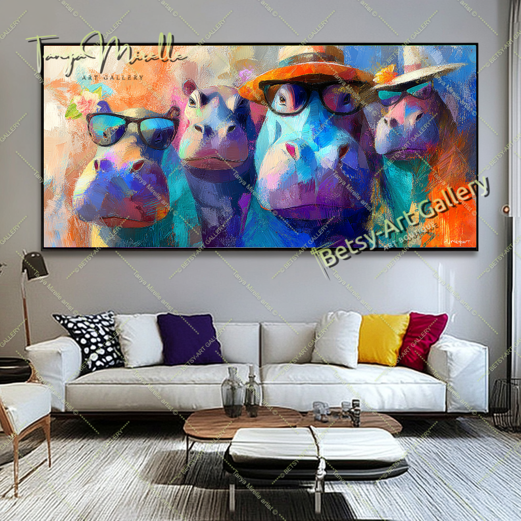 {{ product.title }} canvas artwork by Tanya Mirelle – modern wall decor – original artwork for home, living room, office, or gallery