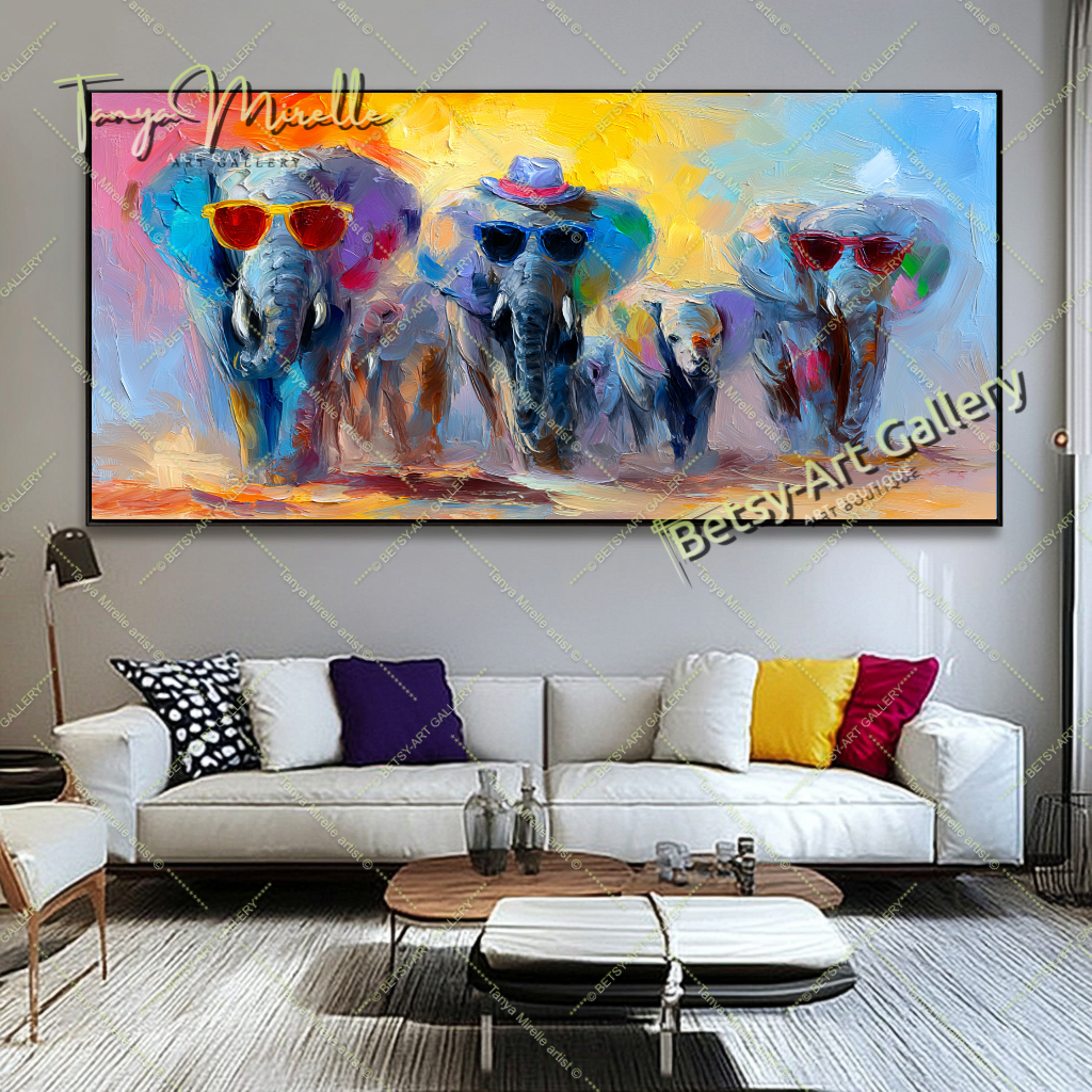 {{ product.title }} canvas artwork by Tanya Mirelle – modern wall decor – original artwork for home, living room, office, or gallery