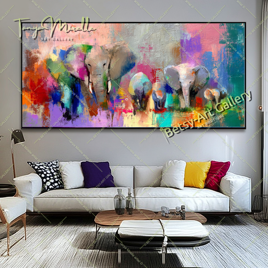 {{ product.title }} canvas artwork by Tanya Mirelle – modern wall decor – original artwork for home, living room, office, or gallery