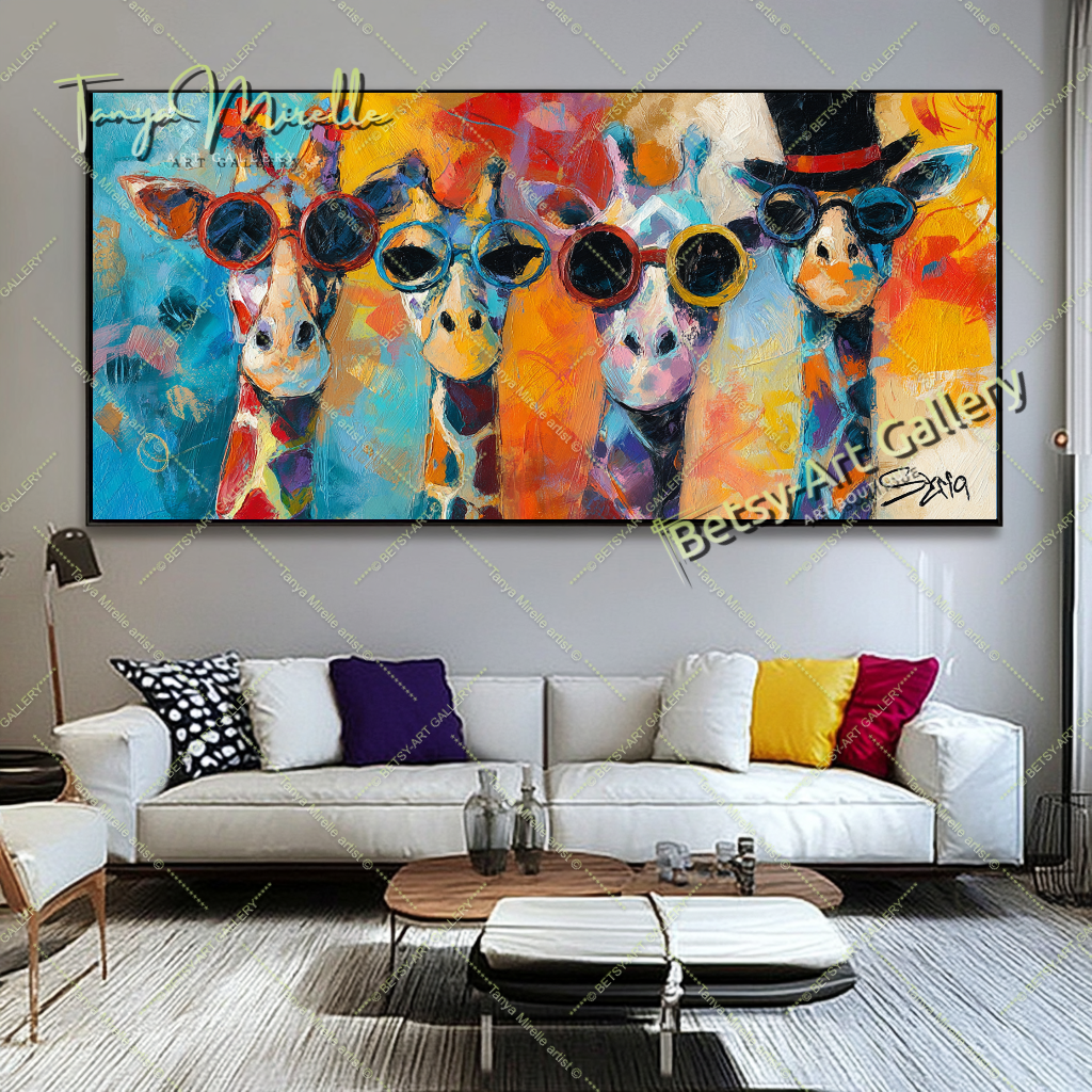 {{ product.title }} canvas artwork by Tanya Mirelle – modern wall decor – original artwork for home, living room, office, or gallery