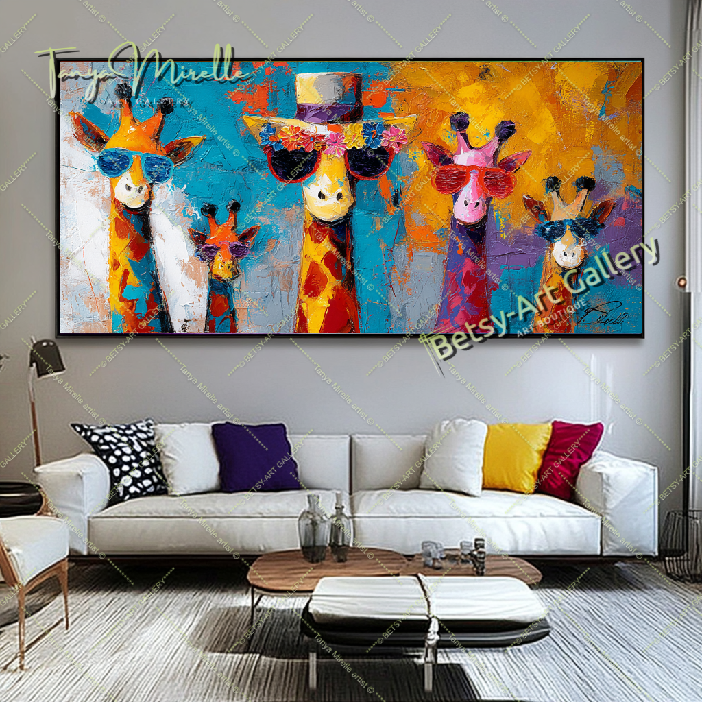 {{ product.title }} canvas artwork by Tanya Mirelle – modern wall decor – original artwork for home, living room, office, or gallery