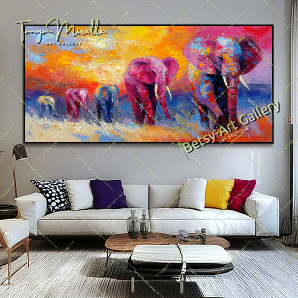 {{ product.title }} canvas artwork by Tanya Mirelle – modern wall decor – original artwork for home, living room, office, or gallery