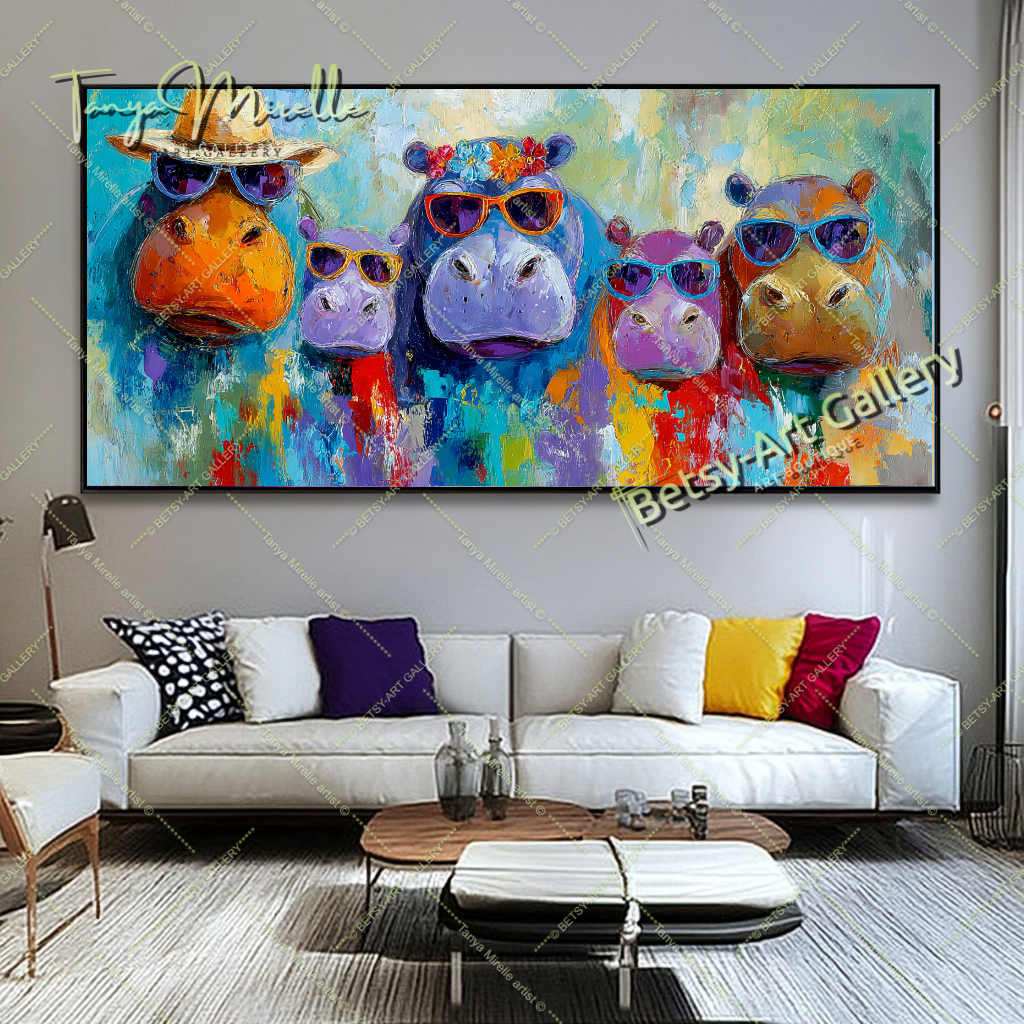 {{ product.title }} canvas artwork by Tanya Mirelle – modern wall decor – original artwork for home, living room, office, or gallery