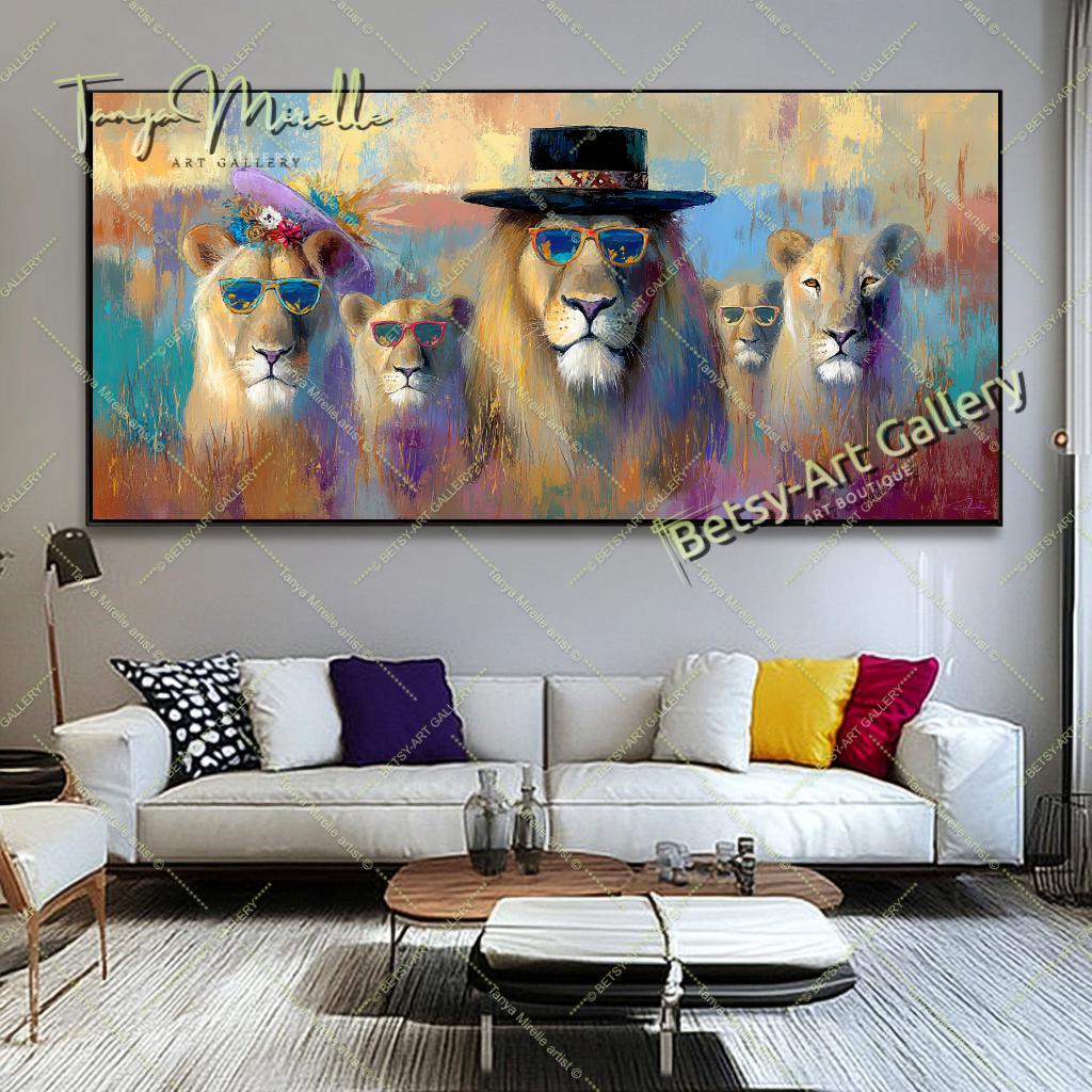 {{ product.title }} canvas artwork by Tanya Mirelle – modern wall decor – original artwork for home, living room, office, or gallery