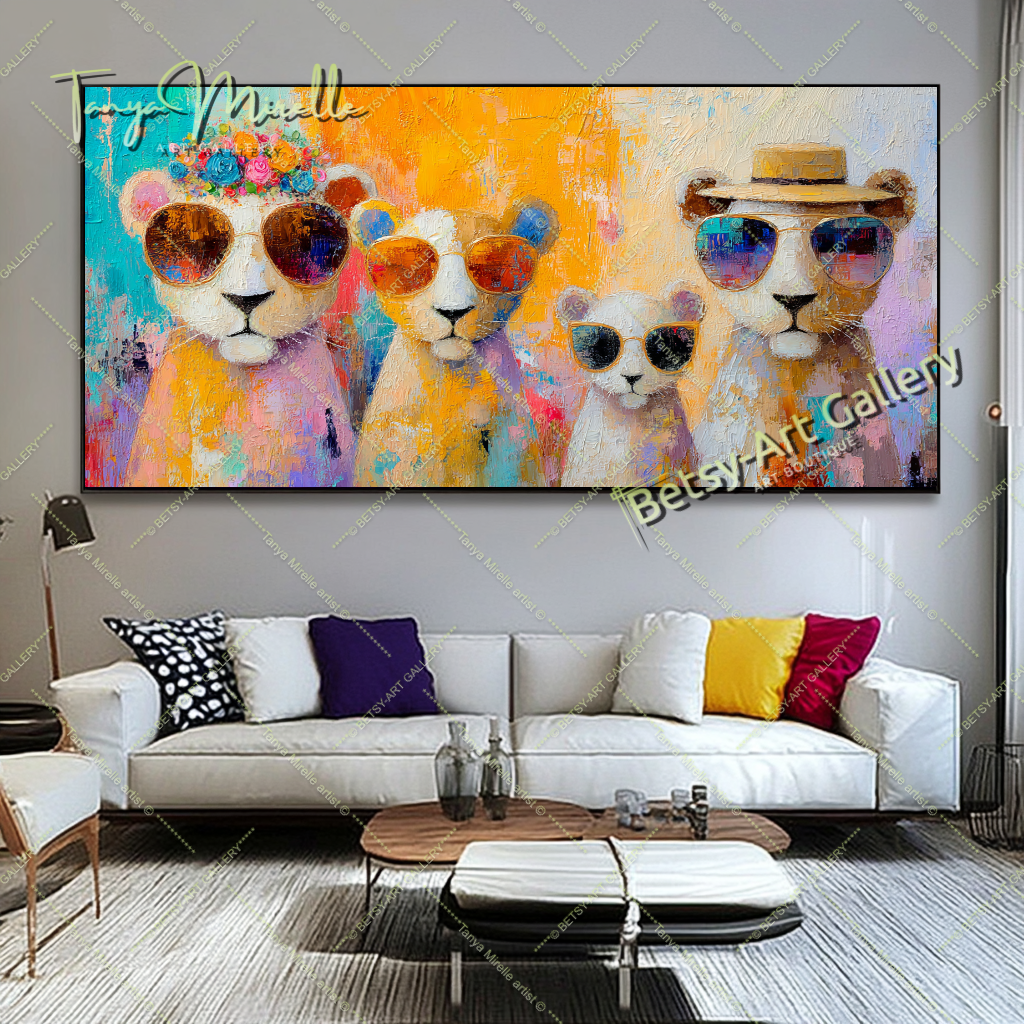 {{ product.title }} canvas artwork by Tanya Mirelle – modern wall decor – original artwork for home, living room, office, or gallery