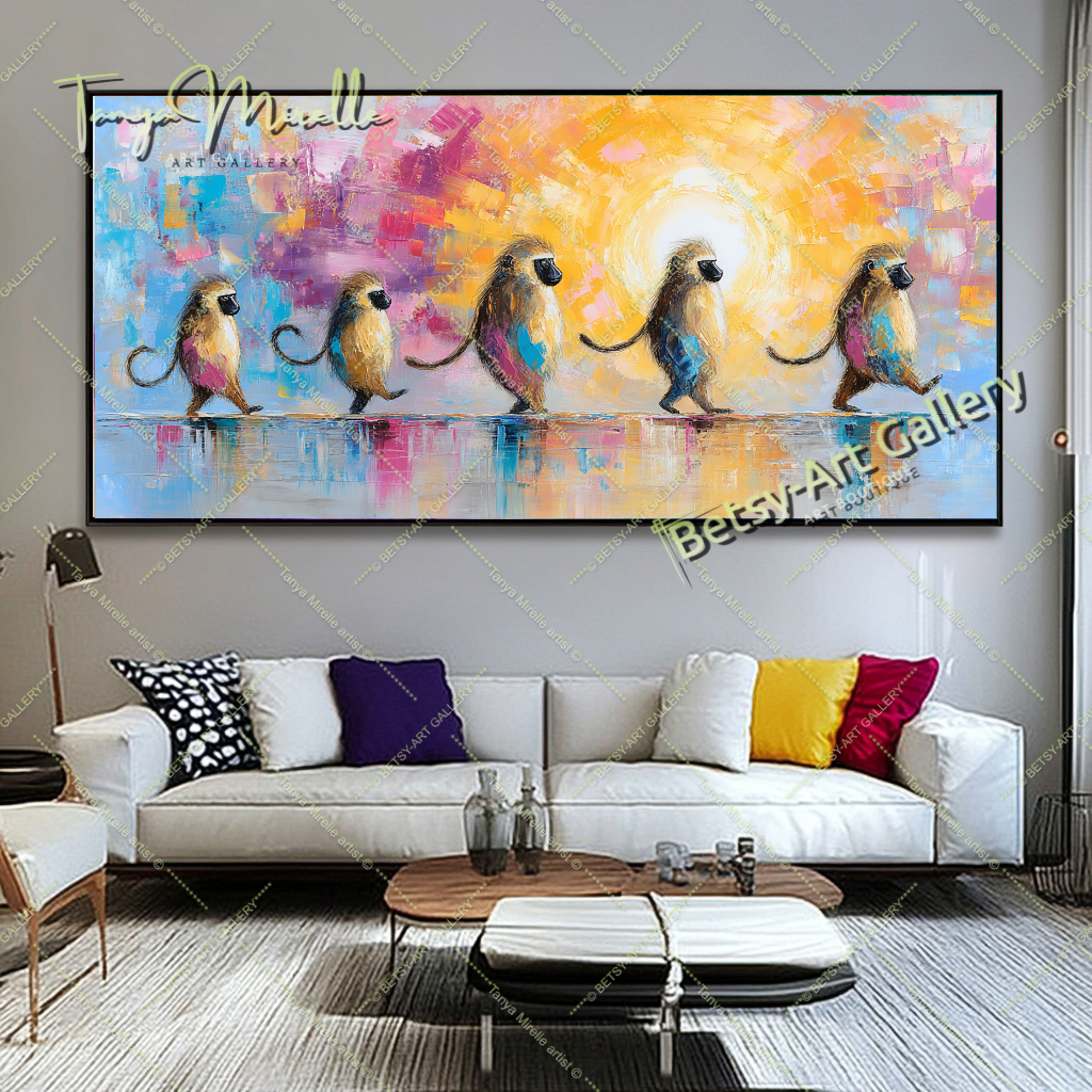 {{ product.title }} canvas artwork by Tanya Mirelle – modern wall decor – original artwork for home, living room, office, or gallery
