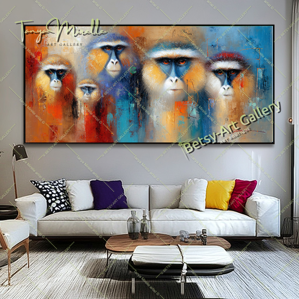 {{ product.title }} canvas artwork by Tanya Mirelle – modern wall decor – original artwork for home, living room, office, or gallery