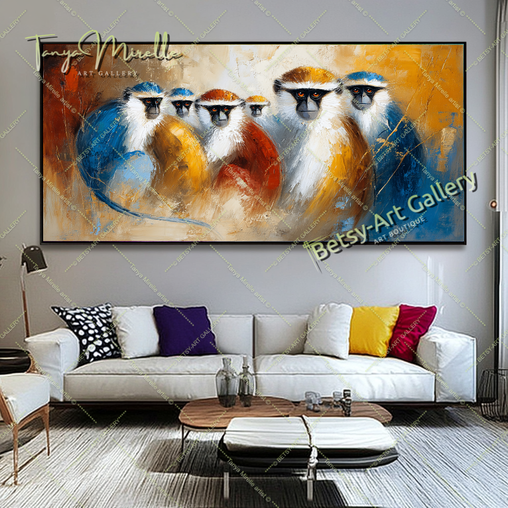 {{ product.title }} canvas artwork by Tanya Mirelle – modern wall decor – original artwork for home, living room, office, or gallery