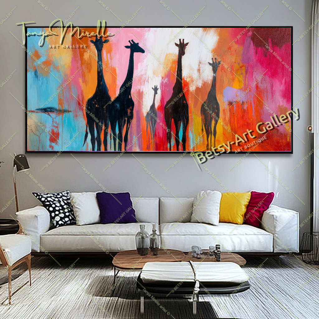 {{ product.title }} canvas artwork by Tanya Mirelle – modern wall decor – original artwork for home, living room, office, or gallery