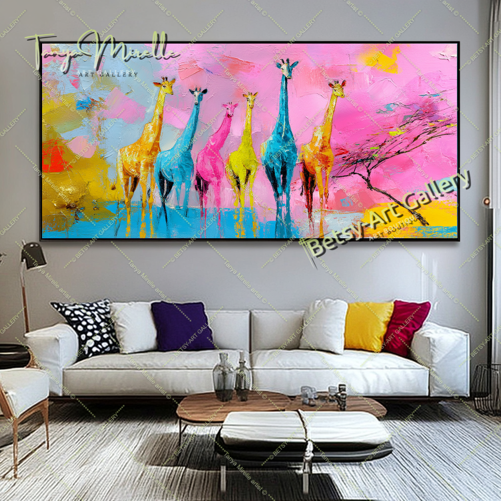 {{ product.title }} canvas artwork by Tanya Mirelle – modern wall decor – original artwork for home, living room, office, or gallery