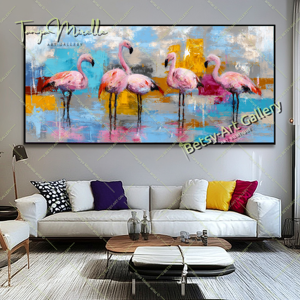 {{ product.title }} canvas artwork by Tanya Mirelle – modern wall decor – original artwork for home, living room, office, or gallery