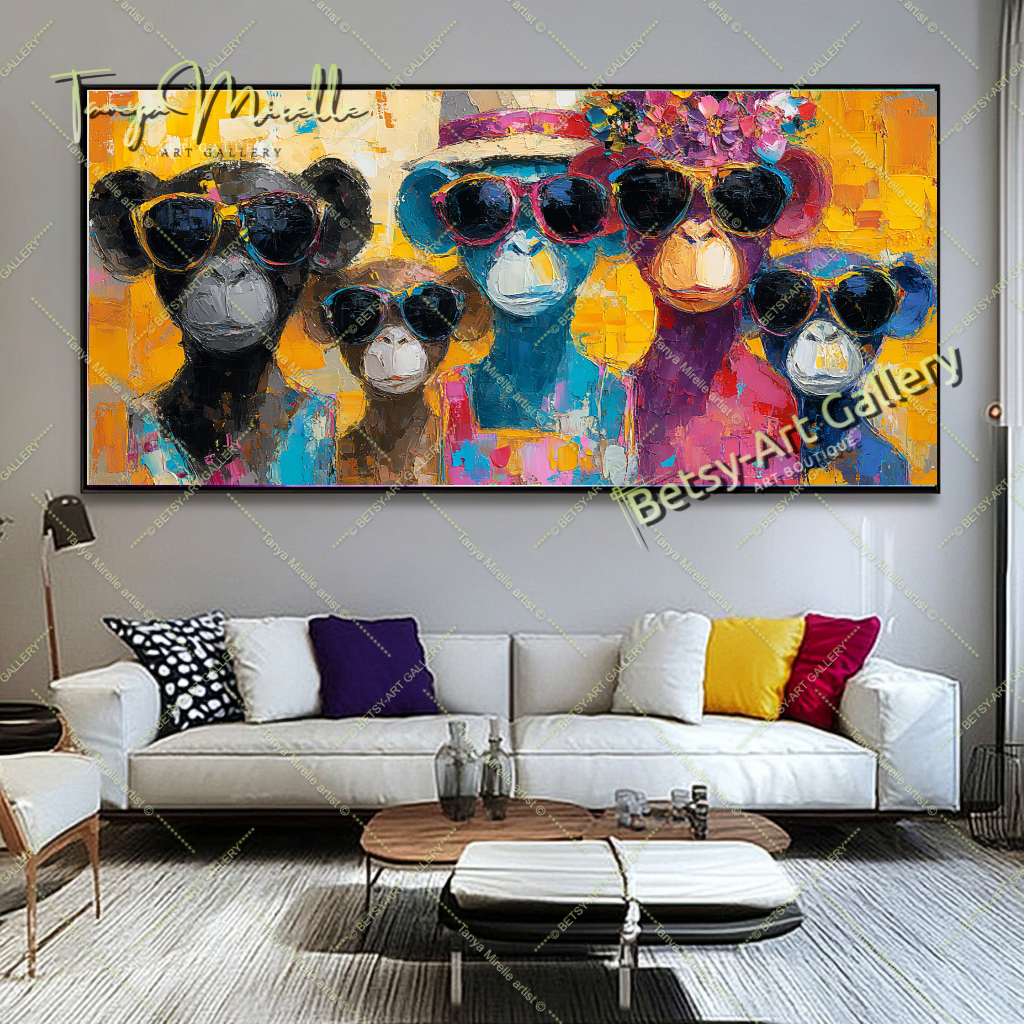 {{ product.title }} canvas artwork by Tanya Mirelle – modern wall decor – original artwork for home, living room, office, or gallery