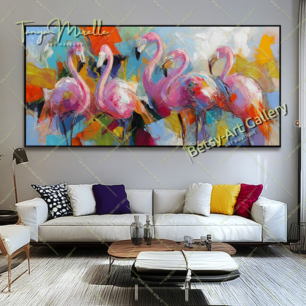 {{ product.title }} canvas artwork by Tanya Mirelle – modern wall decor – original artwork for home, living room, office, or gallery
