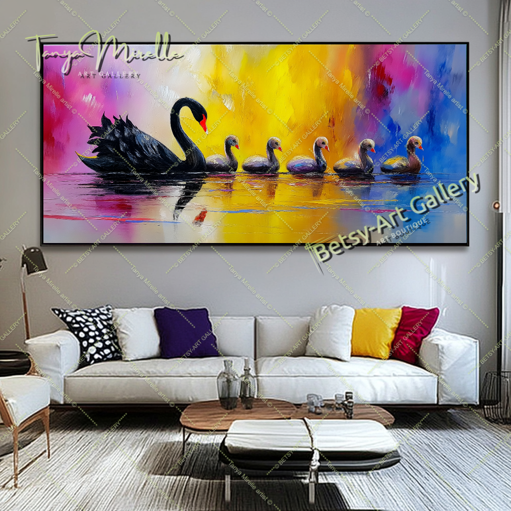 {{ product.title }} canvas artwork by Tanya Mirelle – modern wall decor – original artwork for home, living room, office, or gallery