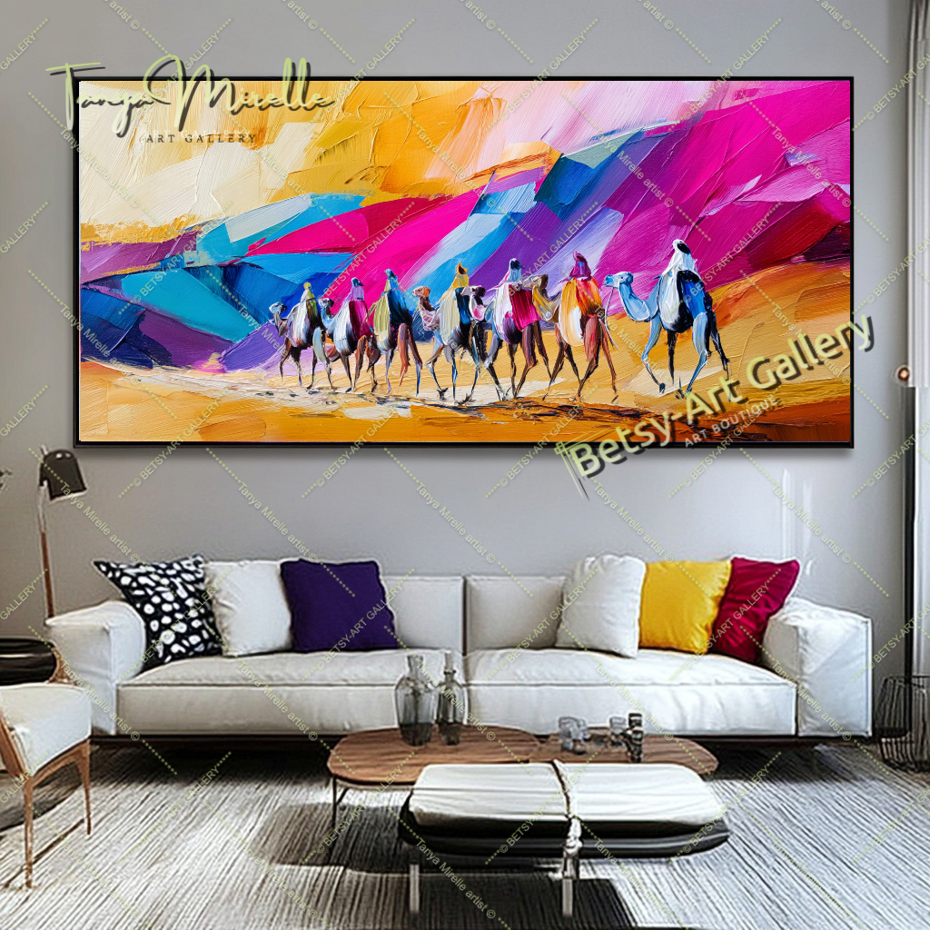 {{ product.title }} canvas artwork by Tanya Mirelle – modern wall decor – original artwork for home, living room, office, or gallery