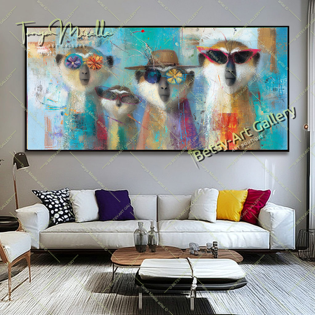 {{ product.title }} canvas artwork by Tanya Mirelle – modern wall decor – original artwork for home, living room, office, or gallery