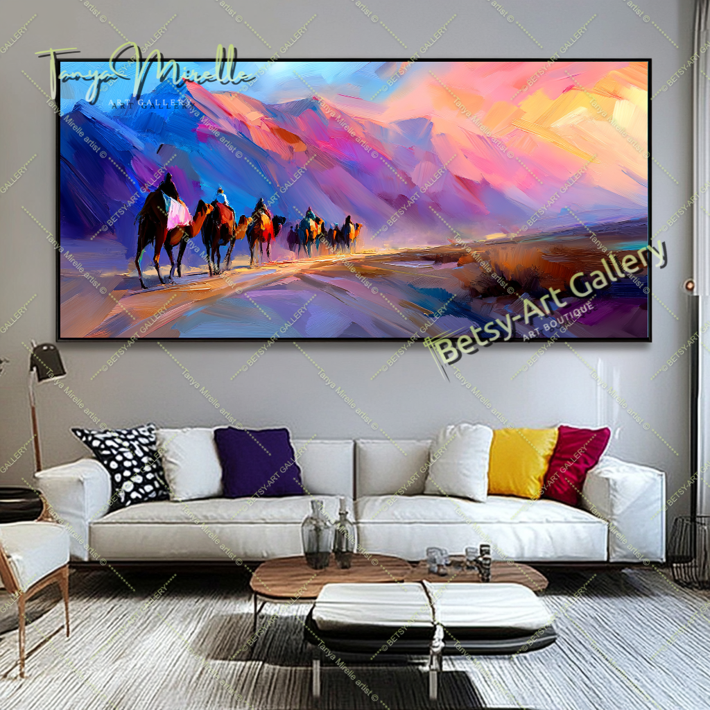 {{ product.title }} canvas artwork by Tanya Mirelle – modern wall decor – original artwork for home, living room, office, or gallery