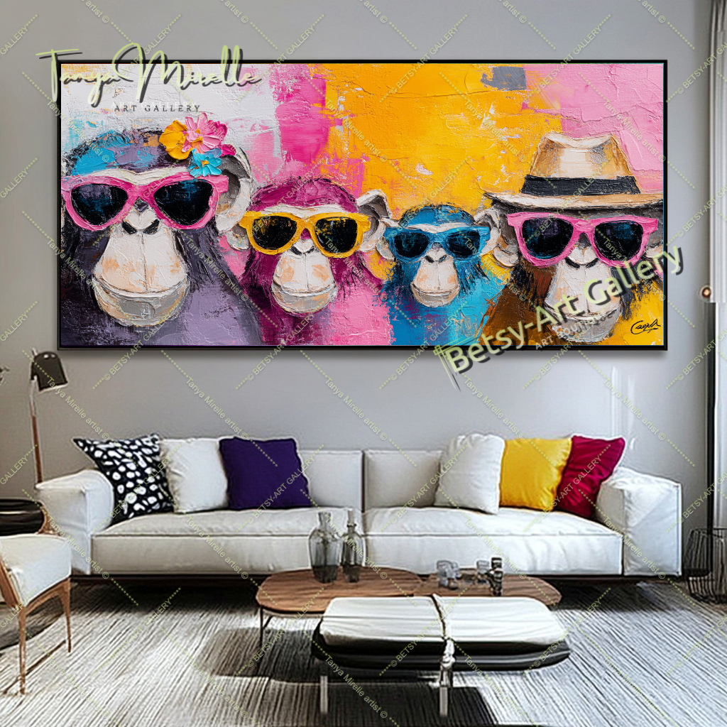 {{ product.title }} canvas artwork by Tanya Mirelle – modern wall decor – original artwork for home, living room, office, or gallery