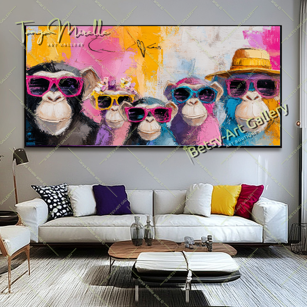 {{ product.title }} canvas artwork by Tanya Mirelle – modern wall decor – original artwork for home, living room, office, or gallery