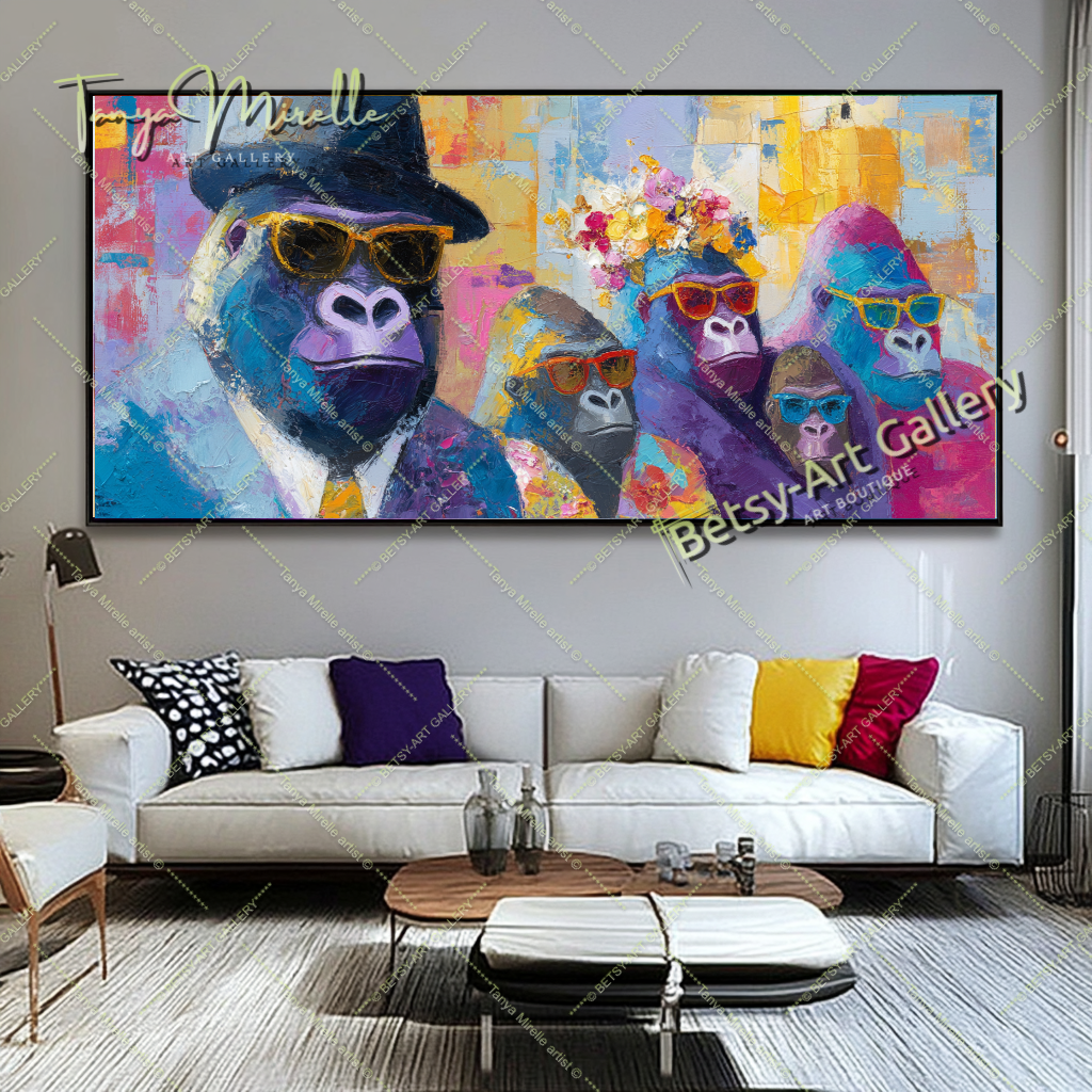 {{ product.title }} canvas artwork by Tanya Mirelle – modern wall decor – original artwork for home, living room, office, or gallery