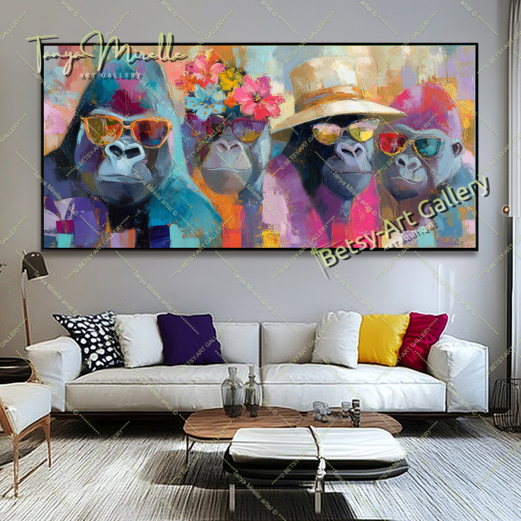 {{ product.title }} canvas artwork by Tanya Mirelle – modern wall decor – original artwork for home, living room, office, or gallery