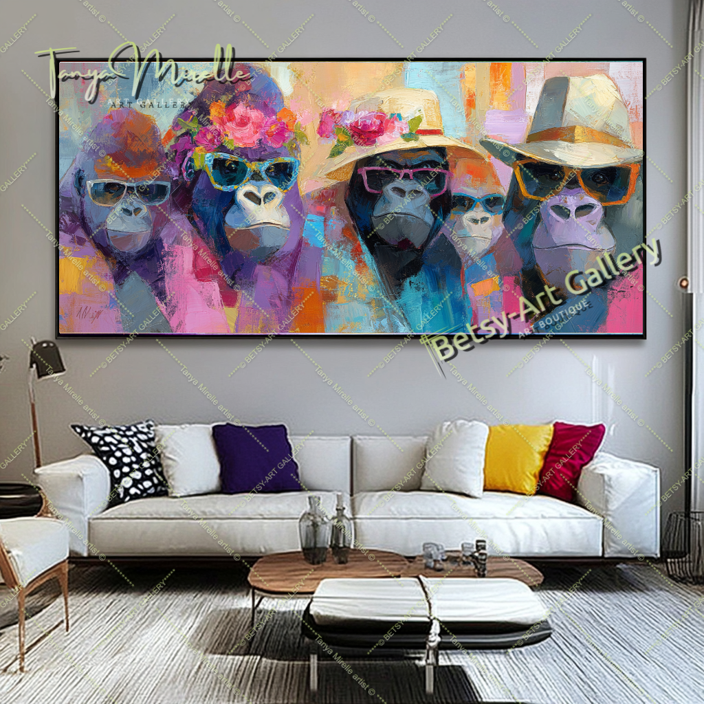 {{ product.title }} canvas artwork by Tanya Mirelle – modern wall decor – original artwork for home, living room, office, or gallery