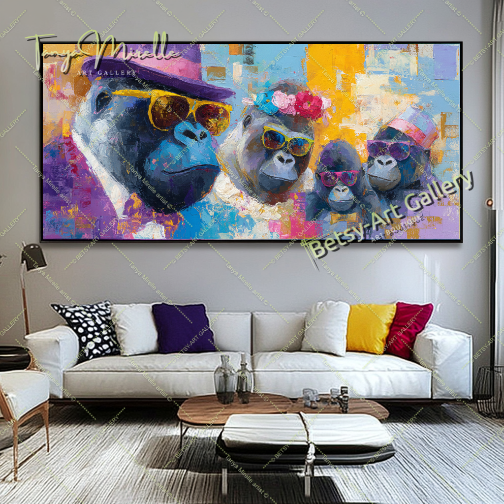 {{ product.title }} canvas artwork by Tanya Mirelle – modern wall decor – original artwork for home, living room, office, or gallery