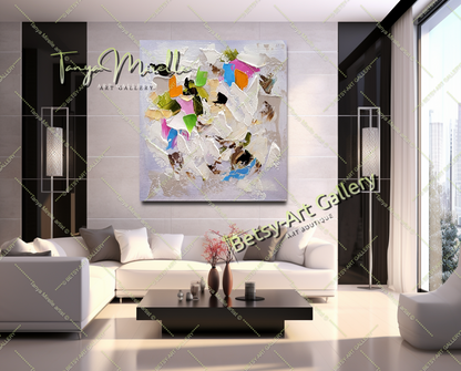 {{ product.title }} canvas artwork by Tanya Mirelle – modern wall decor – original artwork for home, living room, office, or gallery