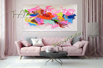 {{ product.title }} canvas artwork by Tanya Mirelle – modern wall decor – original artwork for home, living room, office, or gallery