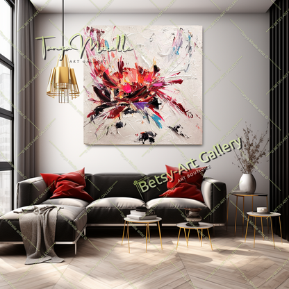{{ product.title }} canvas artwork by Tanya Mirelle – modern wall decor – original artwork for home, living room, office, or gallery