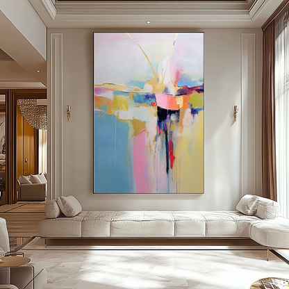 EXTRA LARGE Peinture à l’huile d’empâtement sur toile / Pas de cadre