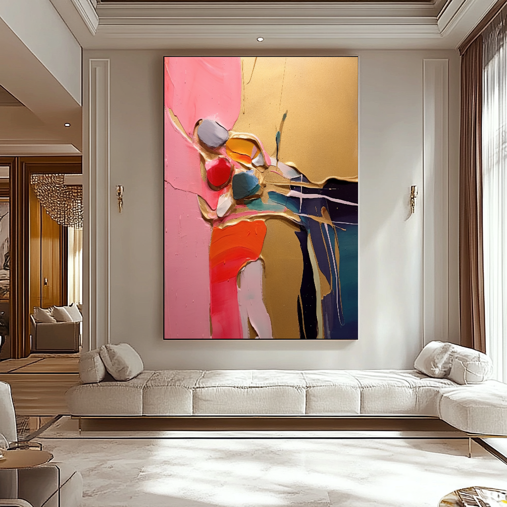 {{ product.title }} canvas artwork by Tanya Mirelle – modern wall decor – original artwork for home, living room, office, or gallery