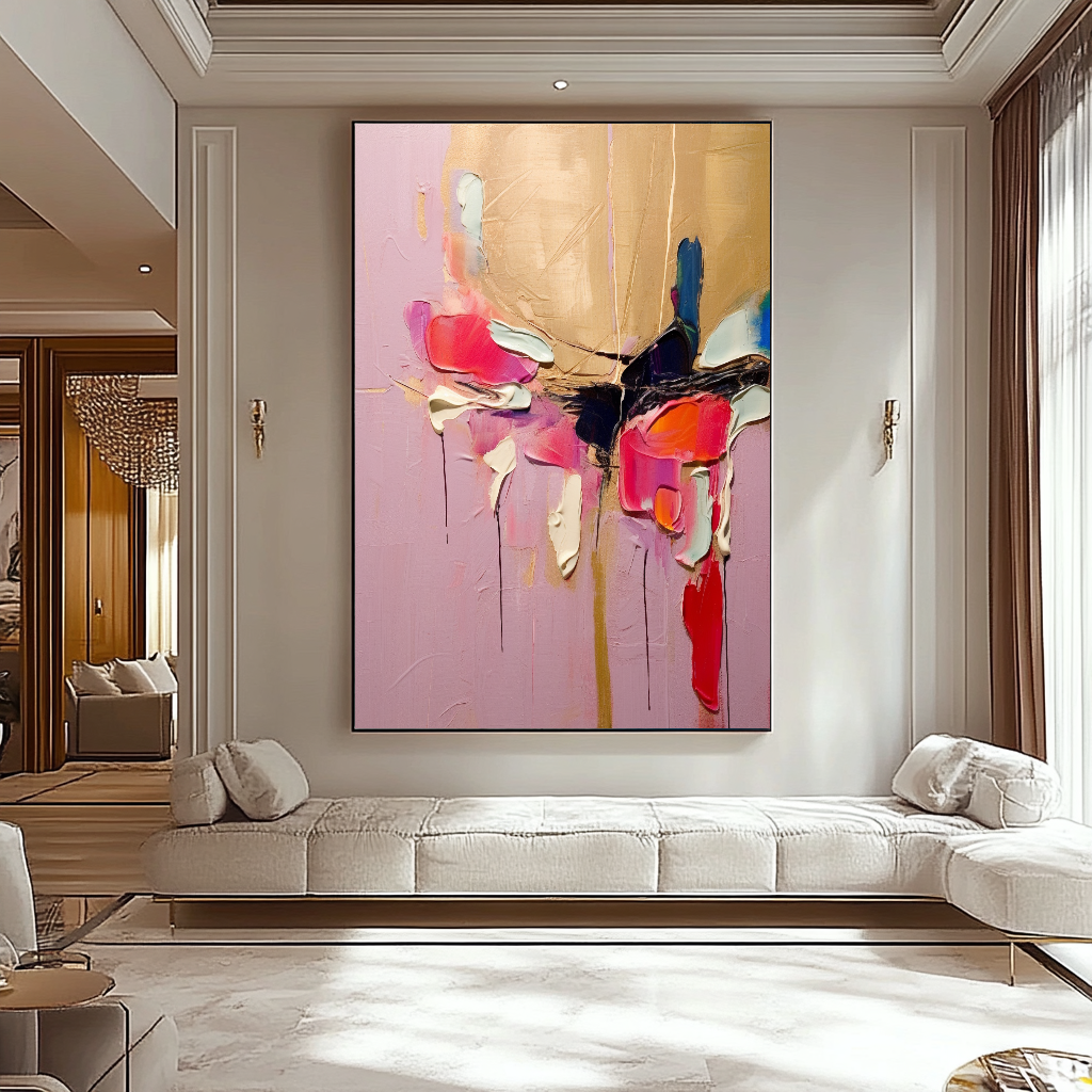 {{ product.title }} canvas artwork by Tanya Mirelle – modern wall decor – original artwork for home, living room, office, or gallery