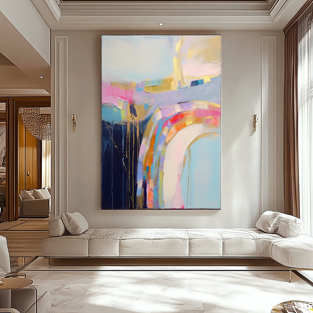 {{ product.title }} canvas artwork by Tanya Mirelle – modern wall decor – original artwork for home, living room, office, or gallery