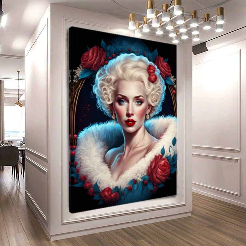 Marilyn Monroe - Large Stretched Printed Canvas - Modern Wall Art Print {{ shop_name }}Prints abstract peoples abstract woman canvas print canvas wall art digital print famous actors painting giclée prints large canvas print love and frendship Merilyn Monroe painting movie painting peoples painting picasso painting pop art print portrait art print on canvas ready to hang canvas stretched canvas art wall art prints