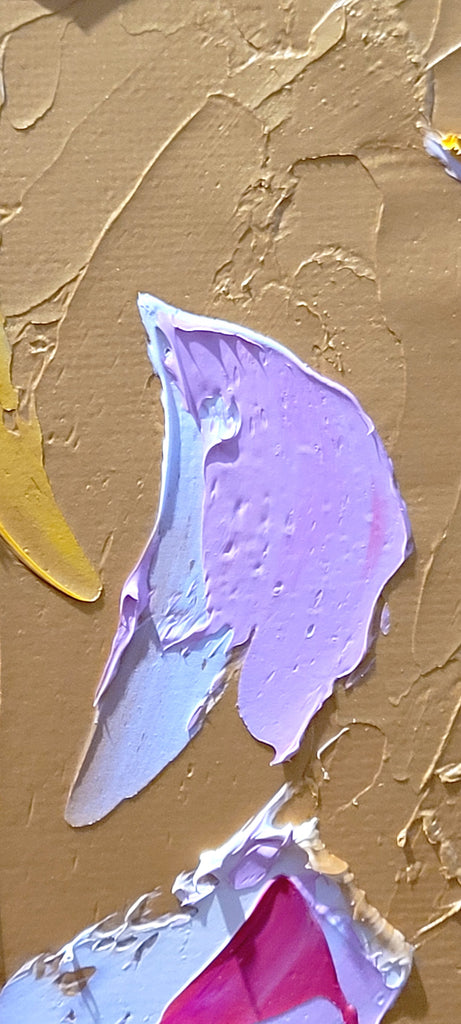 Modern Gold Abstract Art, Impasto Oil Painting on Canvas – Large – Oil on Canvas – {{ product.title }} canvas artwork by Tanya Mirelle – modern wall decor – original artwork for home, living room, office, or gallery – original artwork by BETSY-ART GALLERY