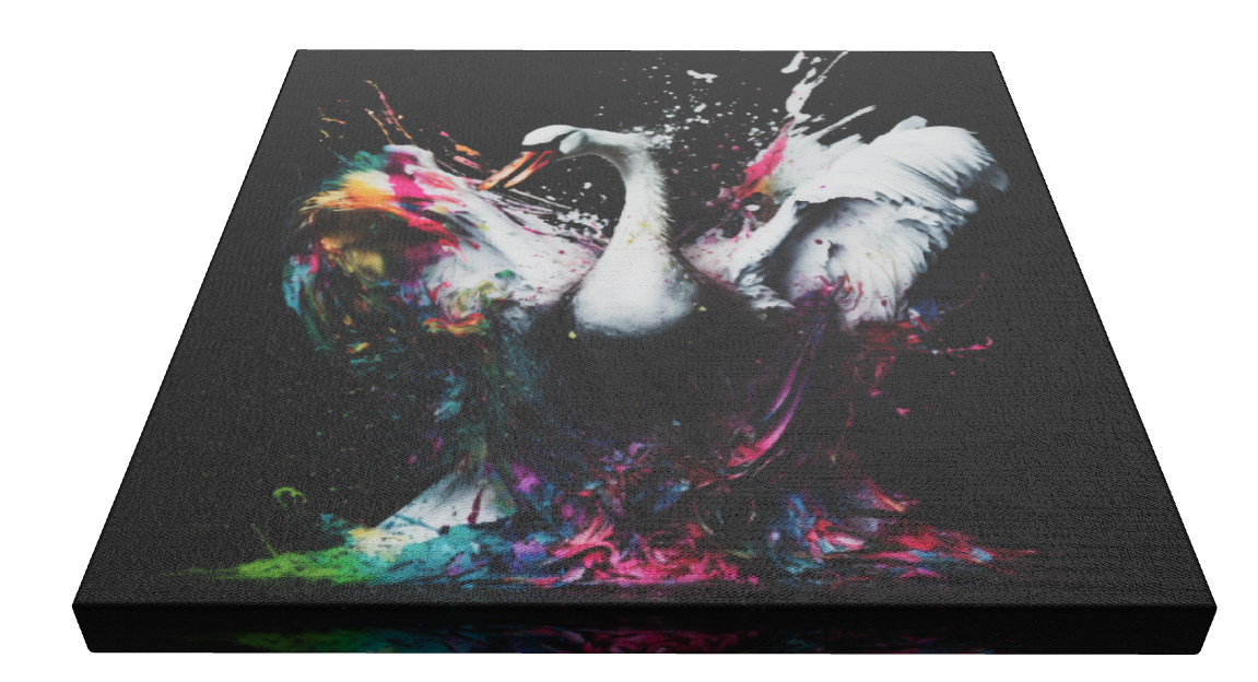 Stretched Printed Canvas / White Swan / Unique Wall Art Print {{ shop_name }}Prints animal painting animal pictures canvas art canvas print canvas wall art colorful swan art colorful wall art giclée prints graffiti art print graffiti canvas graffiti canvas art large canvas print large wall art modern art print modern print art pop art print print on canvas ready to hang canvas street art on canvas stretched canvas art swan art print swan painting wall art prints