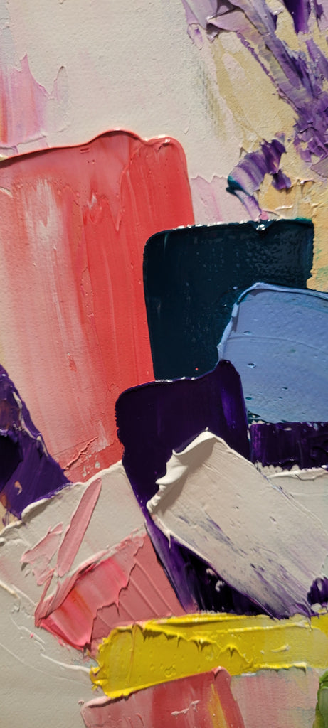 Large Abstract Colorful Impasto Oil Painting on Canvas # 223 – Large – Oil on Canvas – {{ product.title }} canvas artwork by Tanya Mirelle – modern wall decor – original artwork for home, living room, office, or gallery – original artwork by BETSY-ART GALLERY