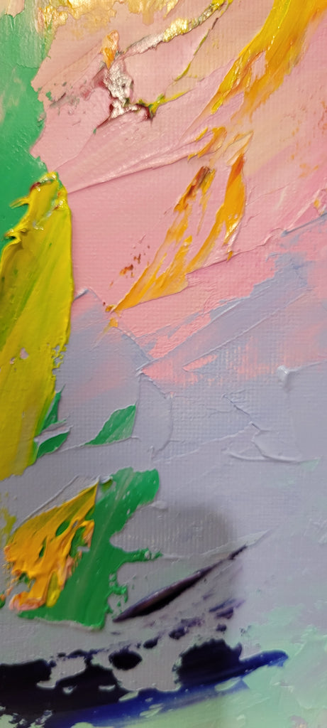 Vibrant Abstract Impasto Oil Painting on Canvas, Handmade Artwork – Large – Oil on Canvas – {{ product.title }} canvas artwork by Tanya Mirelle – modern wall decor – original artwork for home, living room, office, or gallery – original artwork by BETSY-ART GALLERY
