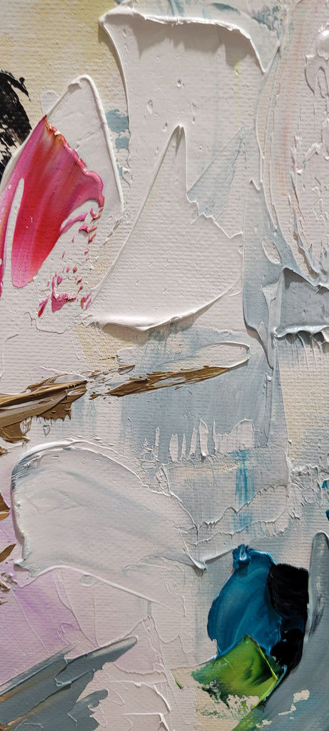 Large Abstract Colorful Impasto Oil Painting on Canvas # 221 – Large – Oil on Canvas – {{ product.title }} canvas artwork by Tanya Mirelle – modern wall decor – original artwork for home, living room, office, or gallery – original artwork by BETSY-ART GALLERY