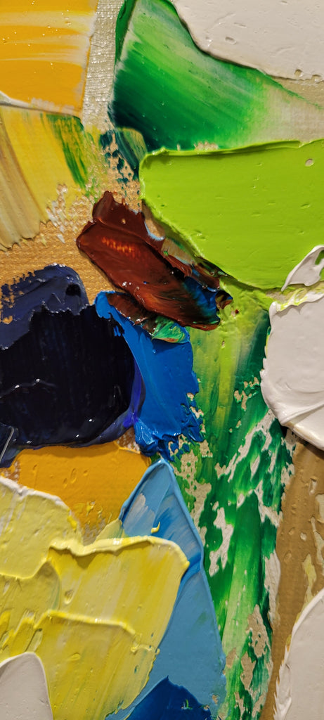 Colorful Contemporary Abstract Impasto Painting for Living room – Large – Oil on Canvas – {{ product.title }} canvas artwork by Tanya Mirelle – modern wall decor – original artwork for home, living room, office, or gallery – original artwork by BETSY-ART GALLERY