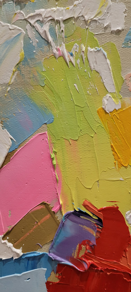 Abstract Harmony, Large Vibrant Modern Wall Art for Living room – Large – Oil on Canvas – {{ product.title }} canvas artwork by Tanya Mirelle – modern wall decor – original artwork for home, living room, office, or gallery – original artwork by BETSY-ART GALLERY