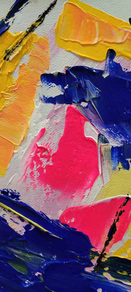 Electric Fusion - Large Abstract Textured Paintings for living room – Large – Oil on Canvas – {{ product.title }} canvas artwork by Tanya Mirelle – modern wall decor – original artwork for home, living room, office, or gallery – original artwork by BETSY-ART GALLERY