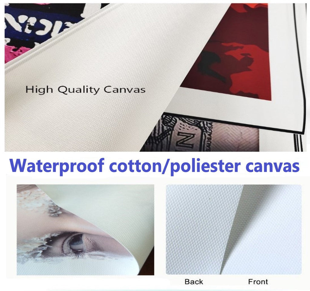 Black Yellow Woman Abstract Face Fashion Canvas Print – Large – Oil on Canvas – {{ product.title }} canvas artwork by Tanya Mirelle – modern wall decor – original artwork for home, living room, office, or gallery – original artwork by BETSY-ART GALLERY