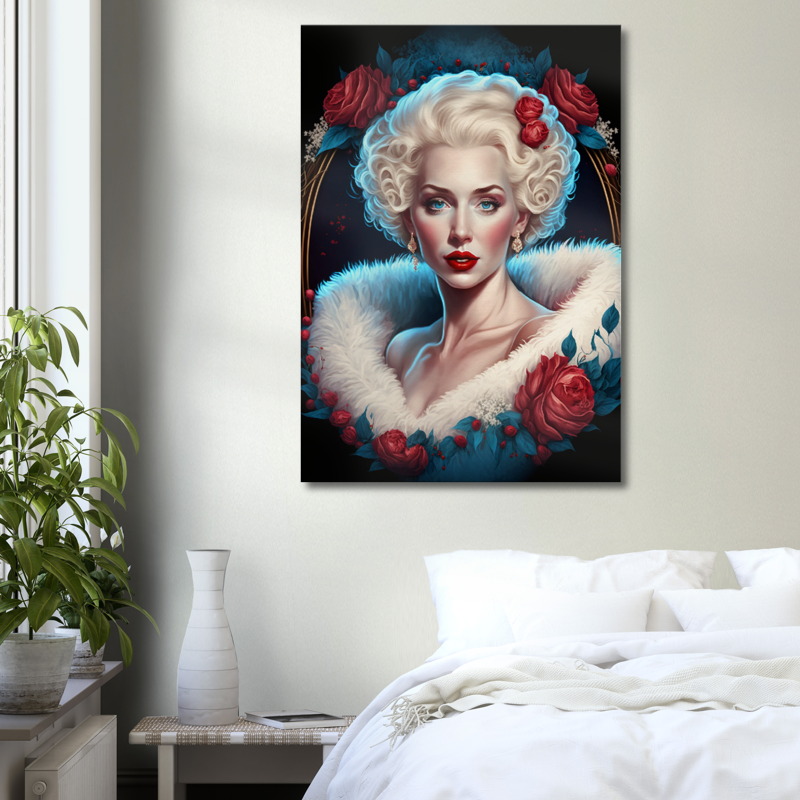 Marilyn Monroe - Large Stretched Printed Canvas - Modern Wall Art Print {{ shop_name }}Prints abstract peoples abstract woman canvas print canvas wall art digital print famous actors painting giclée prints large canvas print love and frendship Merilyn Monroe painting movie painting peoples painting picasso painting pop art print portrait art print on canvas ready to hang canvas stretched canvas art wall art prints