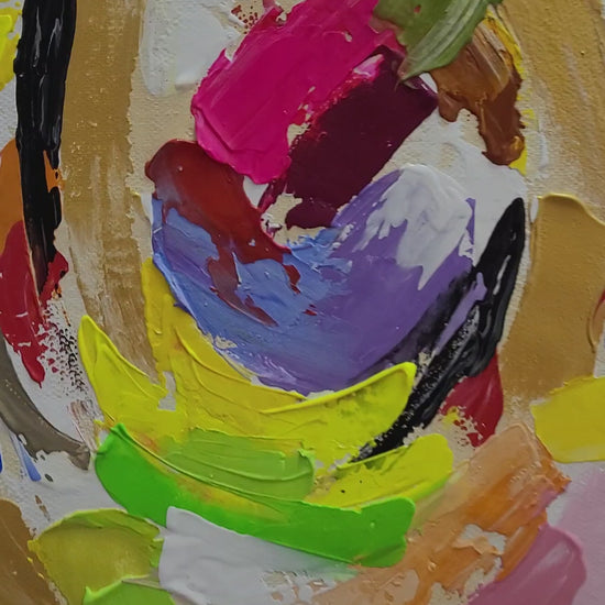 Abstract Art, Impasto Painting, Colorful Painting, Modern Art, Original Oil Painting, Handmade Art, Canvas Wall Art, Contemporary Decor, Abstract Expressionism, Textured Art, Home Decor, Unique Artwork, Custom Art, Art for Sale, Artistic Gift, large wall art, thick paint strokes, palette knife painting, living room art decor, catch eyes painting, geometric painting, vibrant colors art,