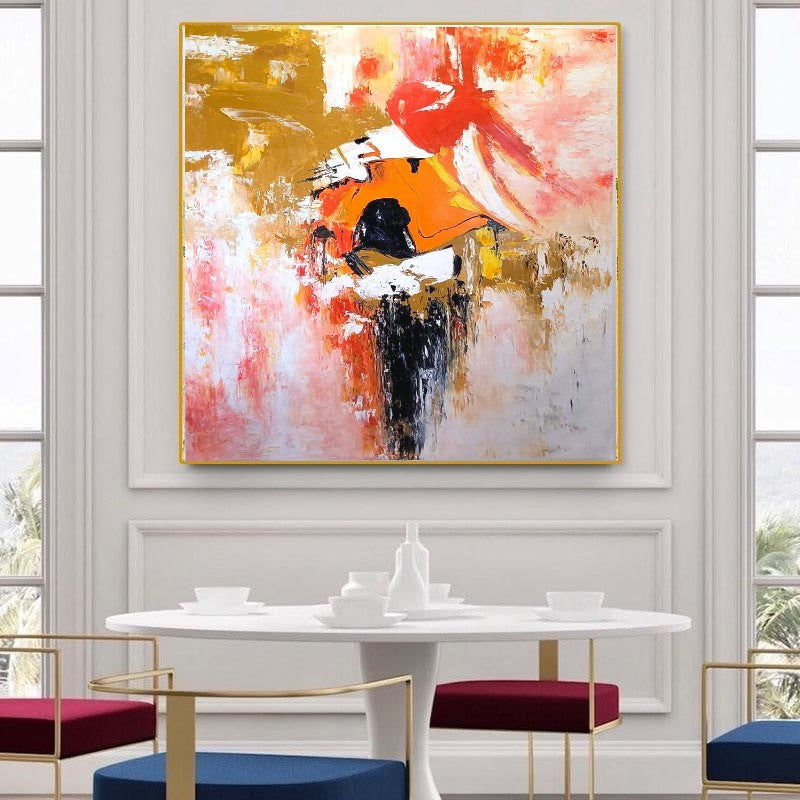 EXTRA Large Abstract Paintings for living room, Impasto Oil Painting on Canvas, Colorful Modern Wall Art, Unique Painting