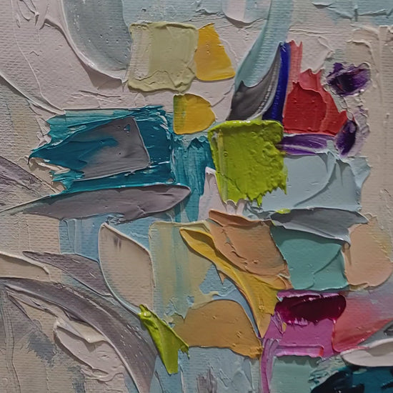 abstract art, impasto painting, modern art, oil on canvas, contemporary artwork, original painting, home decor, office decor, textured painting, handmade art, wall decor, fine art, unique gift, artistic decor, statement piece, colorful abstract, palette knife art, vibrant colors, interior design, abstract expressionism, large wall art